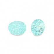 Sparkling beads rondel lichtblauw 6mm