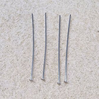 Nietstift 25mm&nbsp; Silverplated