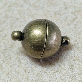 Bronzen magneetsluiting 12mm