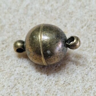 Bronzen magneetsluiting 10mm