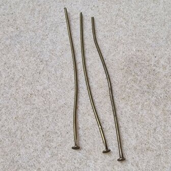 Brons nietstiften 50mm