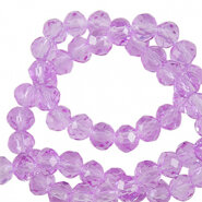 Facetkraal Paisley purple 2x3mm