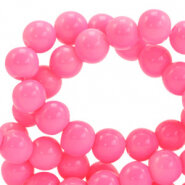 Glaskraal 4mm Opaque azalea pink