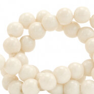 Glaskraal 4mm Opaque creamy white