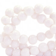 Glaskraal 4mm Opaque light pastel pink
