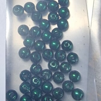 Glasparels 2mm Deep emerald