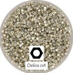 Miyuki delica 11/0  Cut galvanized silver