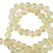 Facetkraal Tuscany yellow 2x3mm