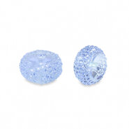 Sparkling beads rondel 6mm Blauw