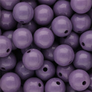 Acryl kraal Shiny purple haze 12mm