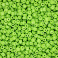 Glas rocailles Lime green 3mm