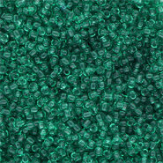 Glas rocailles Transparant Green 3mm