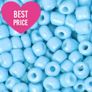 Glas rocailles Light blue 3mm