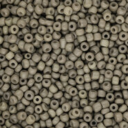 Glas rocailles Khaki 3mm