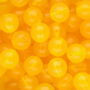Acryl kraal Shiny warm yellow 14mm
