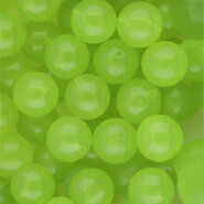 Acryl kraal Shiny light green 14mm