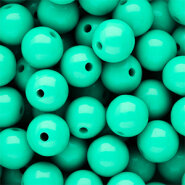Acryl kraal Shiny cabbage green 14mm