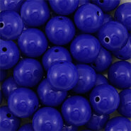 Acryl kraal Dark blue 14mm