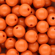 Acryl kraal Shiny orange peel 14mm