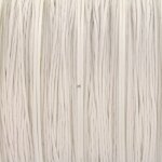 Elastiek wit 1mm