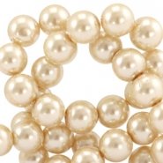 Glasparels champagne beige 10mm