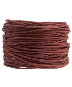 Waxkoord 0,5mm, Maroon