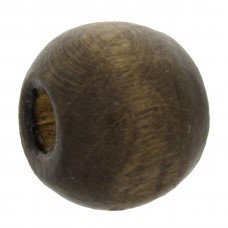 Bruine houten kraal 10mm
