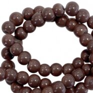 chocolate brown 3mm kraal