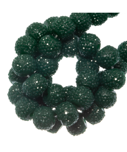 Sparkling beads 6 mm groen