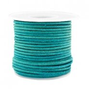 Leer 2mm antique turquoise green