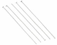 Nietstift 80mm&nbsp; ​​​​​​​Metaalkleur 0.8mm dik
