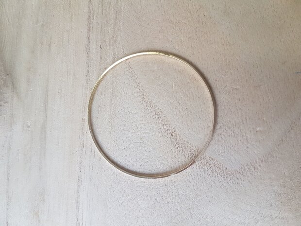 Ronde ring 50mm goud